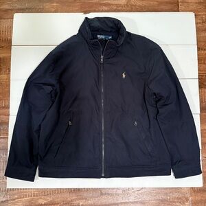 Ralph Lauren Navy Blue Fleece Lined Performance Jacket